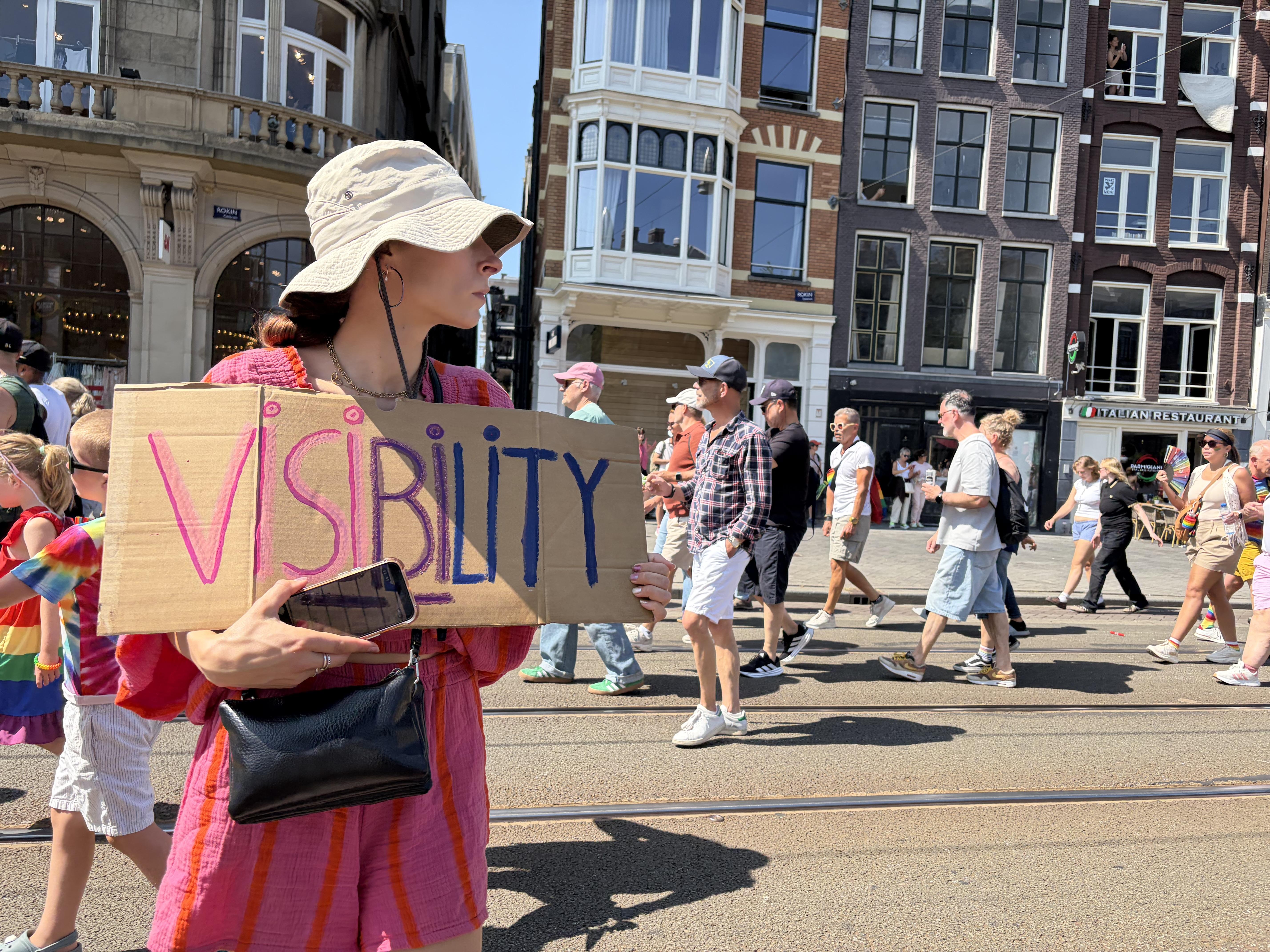 Pride Walk Amsterdam
Visibility sign