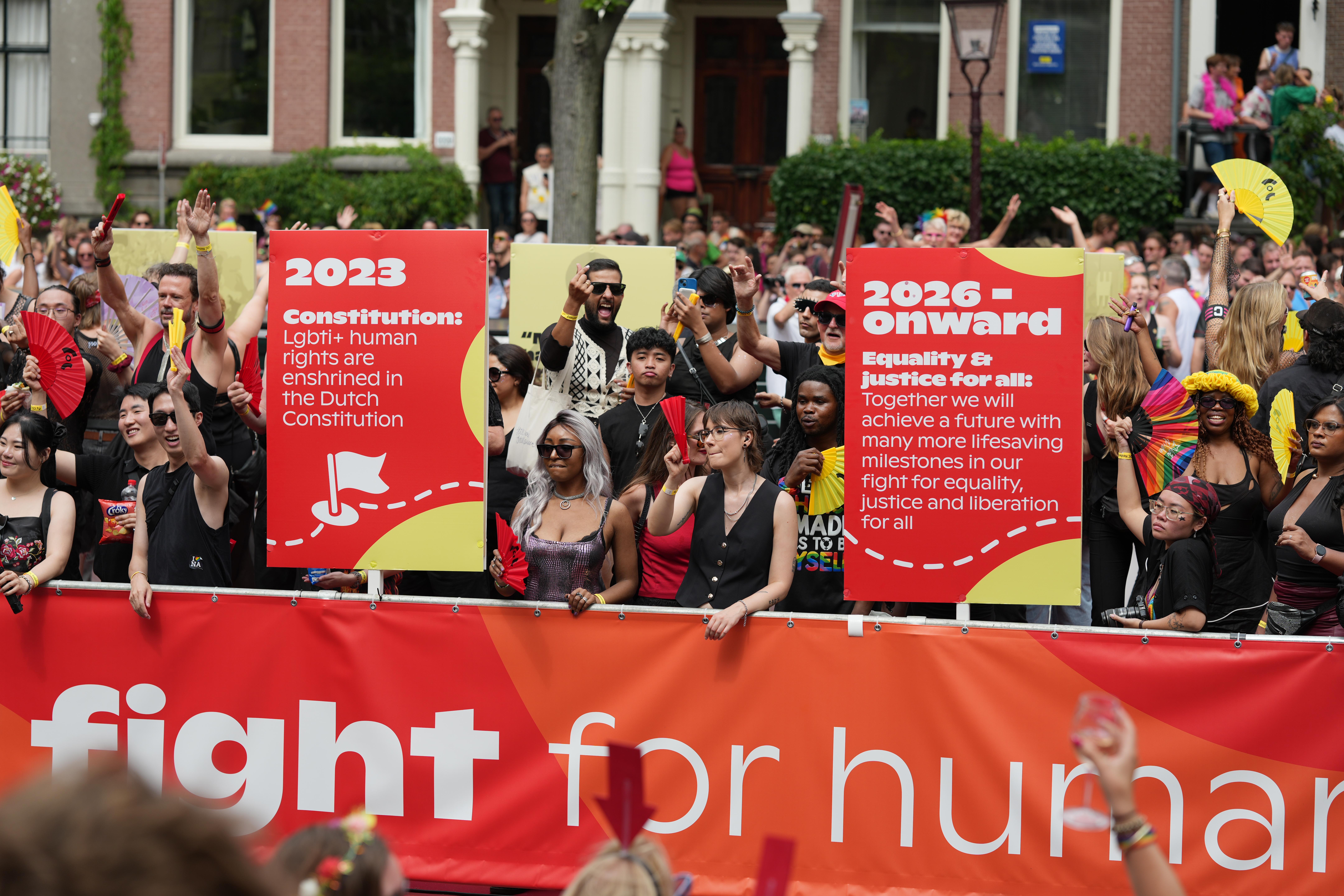 2023, Constitution: Lgbti+ human rights are in the Dutch Constitution
2026 Onward, Equality & justice for all: Together we will achieve a future with many more life saving milestones in our fight quality, justice, and liberation for all